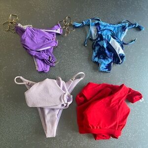 SHEIN BIKINIS FOUR 4x TOTAL BRAND NEW WITH TAGS GREAT DEAL!!!